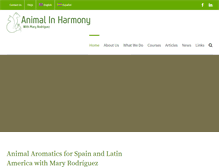Tablet Screenshot of animalinharmony.com